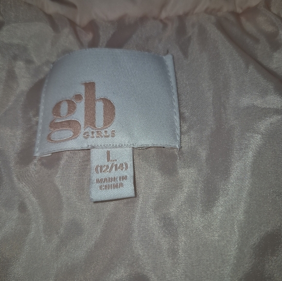 GB Girls Pink Puffer Vest. SZ L - Picture 5 of 8